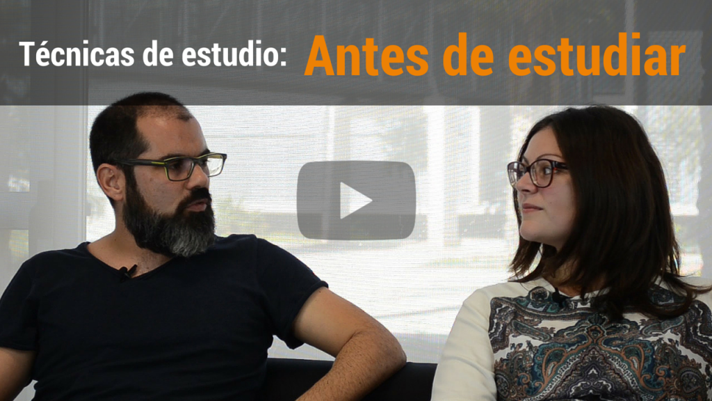 Técnicas de estudio: Antes de estudiar