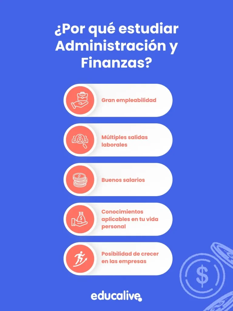 Las razones para estudiar el ciclo formativo de FP en Administración y Finanzas.