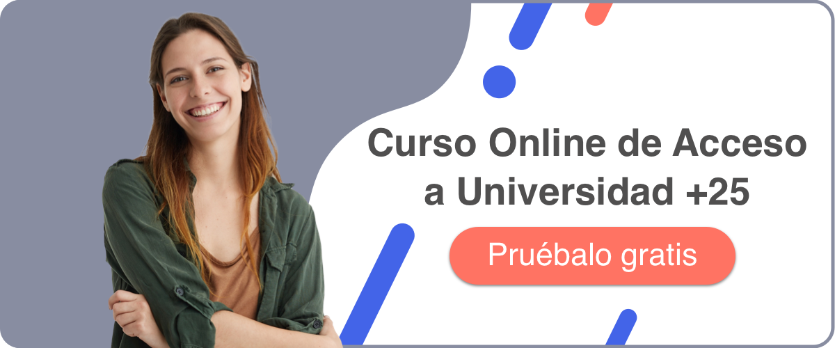 Curso online de acceso a la universidad para mayores de 25 años